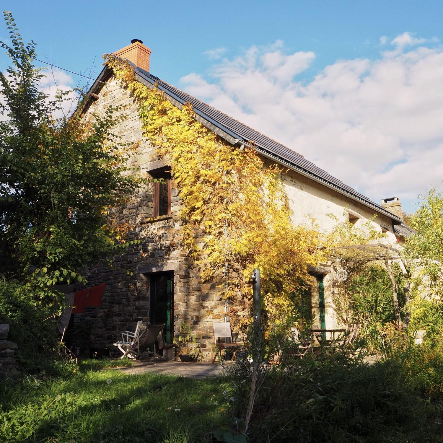 Ecolodge La Belle Verte Saint-M'herve Exterior photo